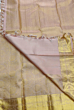 Luxury Salem Handloom Silk Saree with Intricate Zari Weaving |Beige Silk Saree with Traditional Temple Border