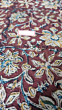Kalamkari Hand Block Print Cotton Cambric Fabric - Multicolor - 1 Meter(KBPF195)