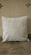 Elephant Chakra Off white Cushion Cover