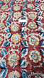Kalamkari Hand Block Print Cotton Cambric Fabric - Multicolor - 1 Meter(KBPF206)