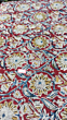 Kalamkari Hand Block Print Cotton Cambric Fabric - Multicolor - 1 Meter(KBPF227)