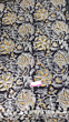 Kalamkari Hand Block Print Cotton Cambric Fabric - Multicolor - 1 Meter(KBPF228)