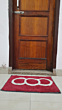 Bathroom Mats RED - set of 2 pcs 40x60cm - Soft Feel Washable Quality