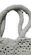 Luxurious Hand-Crocheted Leather Bag - Exquisite Craftsmanship