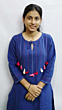 HAND EMBROIDED BLUE KURTI FOR WOMEN 