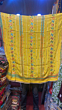Pure Chinon Hand Embroidered Phulkari Dupatta with Chiffon Base | Yellow