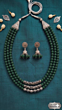 Handcrafted Layered Pearl Oxidised Necklace Set