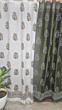 Hand Block Printed Curtains, Chanderi-Combination Curtains, Handloom Curtains, Curtains, Dharohars Curtains