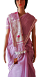 Raw Mulberry Silk and Cotton Saree