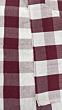 Handloom Cotton Checkered Bedsheet| Maroon & White