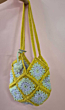 Handmade Crochet Bag | Yellow, White & Pink