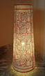 Handmade Decorative Floor Lamp - Red