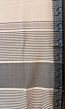 Bengal GI tagged Traditional beige cotton Santipuri saree