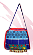 Handicrafts ladies Bag- Regular Use Multicolored