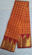 Orange Buta Handmade Silk Saree 06