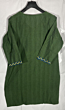 HAND EMBROIDERED V NECK GREEN KURTA FOR LADIES