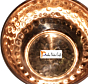 Prisha India Craft Hammered Omega Copper Serving Bowl  320 ML  Set of 5
