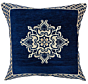 Vintage Floral Velvet Cushion Covers | Royal Blue Color 