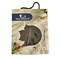 Dhaga Vishwas Ka Handloom Stoles Grey With Brown and Blue Border