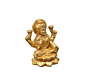 Brass Kamal Sitting Laxmi Idol KBH07510