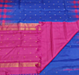 Handwoven Blue Silk Saree