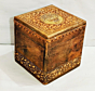WOODEN EMBOSED JEWELLERY BOX -STORAGE BOX