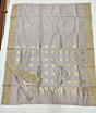 Handloom Chanderi Saree with Golden Zari Work | White
