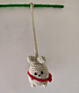 Amigurumi Bunny Bag Charm | Handmade Crochet Car Hanging
