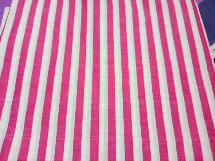 king size double bedsheet stripe pattern  with pillow cover