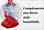 Elegant Wooden Frame with Jodhpuri Lehenga | 16 Inch