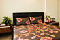 Patchwork bedsheet floral pattern