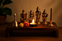 Wooden Pooja Chowki for Temple sitting I Multipurpose
