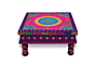 Handcrafted Pooja Chowki/Chourang | 28x28x16 cm