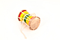 Handcrafted Multicolored Wooden Damroo