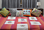 Vibrant Sujani Handcrafted Bedcover