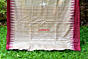 Jhamu Jatra Ghicha Pattachitra Tussar Ghee Maroon Saree