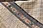 Off White Checks Khandua Silk Saree