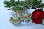 Aapan Kala Ear-ring Green/Pink