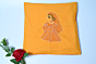 Aapan Kala Yellow Cotton Cushion Cover