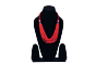 Red Beaded Necklace for Women