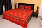 Red EVERGREEN BEDSHEET
