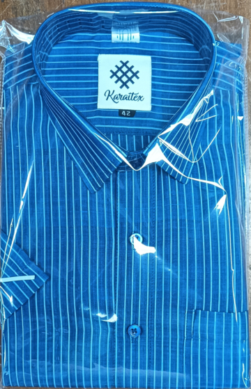 Handloom Cotton Shirt Half Sleeve for Man