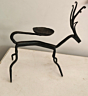 Contemporary Iron Deer Figurine
