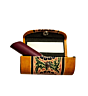 Handcrafted Leather Lipstick Case with Mirror