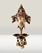 Ganesha Wall Hanging Diya 