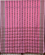 Bengal Traditional pink cotton Santipuri saree