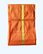 Orange Colour Silk Dhothi and Angavastram Set 