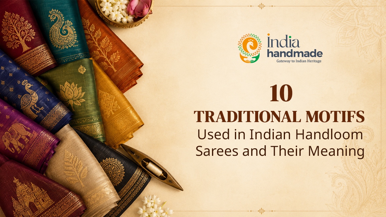 10 Traditional Motifs Used in Indian Handloom Sarees and Their Meaning