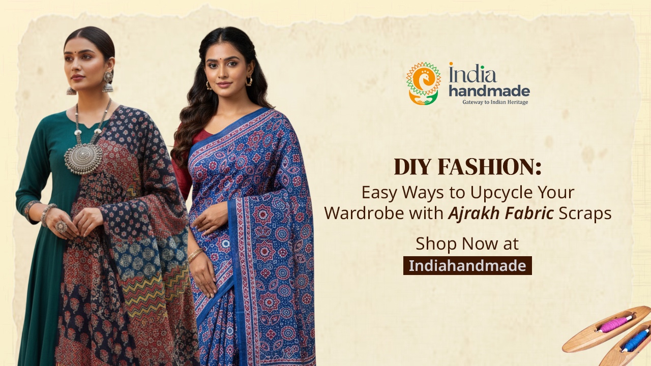 DIY Fashion: Easy Ways to Upcycle Your Wardrobe with Ajrakh Fabric Scraps