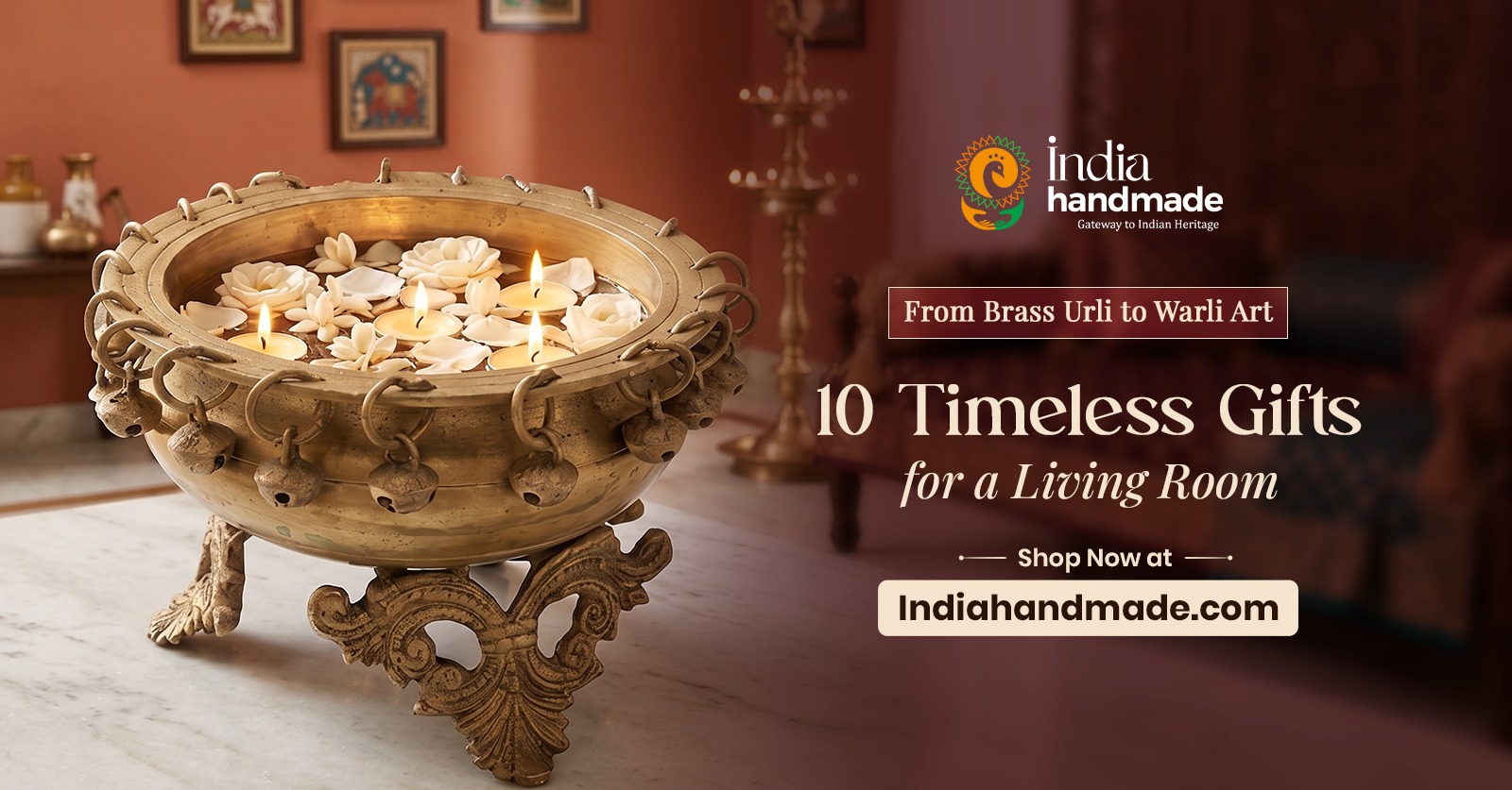 From Brass Urli to Warli Art: 10 Timeless Gifts for a Living Room